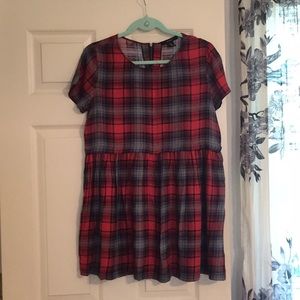 Forever21 Loose Fit Plaid Dress
